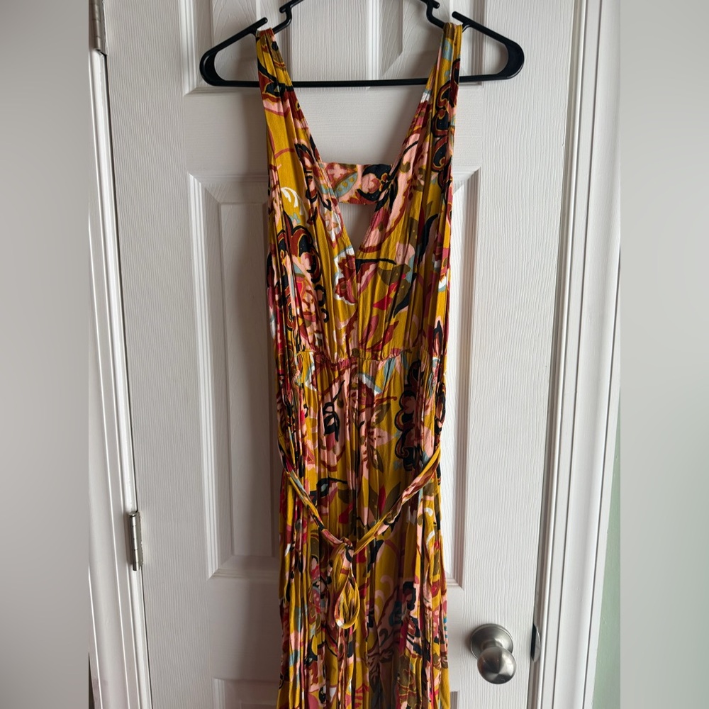 LOFT Plus Multicolor Floral Dress